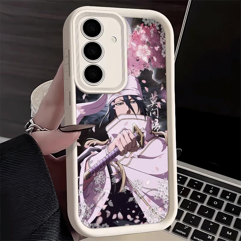 Чехол для телефона для Samsung Galaxy A17 A16 A15 A14 A13 Bleach Кучики Бьякуя A56 A36 A26 A55 A35 A25 A54 A34 A24 A53 A33 A23 A07 A06