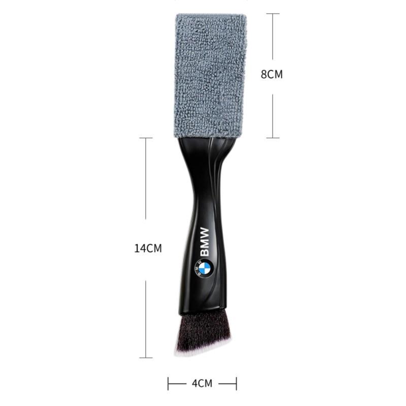 SNLL4 Car Cleaning Tools Air Conditioning Air Outlet Cleaning Dust Removal Soft Brush Emblem For BMW M G80 G06 G07 G42 G14 G15 F82