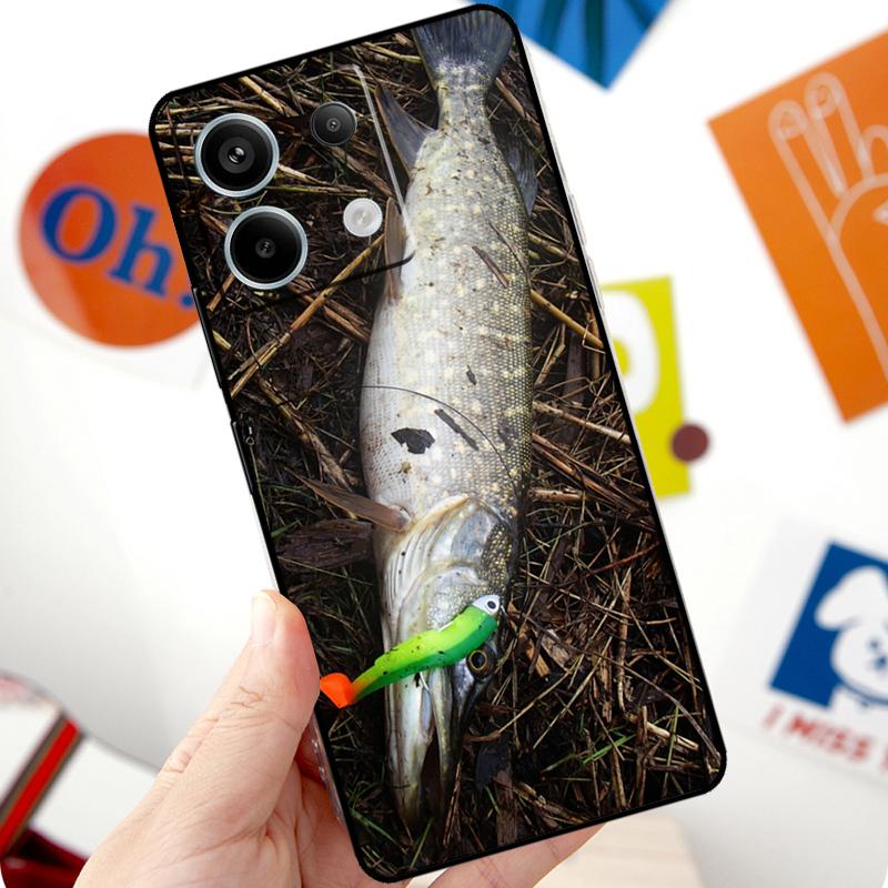 Приманка для рыбалки на щуку Чехол для Xiaomi Redmi Note 13 10 11 12 14 Pro 11S 12S Чехол для Redmi 15 12C 13C 14C 10C 15C
