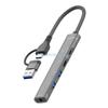 R6FF Multiports USB C Hubs Adapters With Fast Speed Data Transfer And 3.5mm For Laptop Accessories