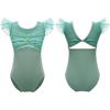 Балетные трико для девочек, детское боди без рукавов для танцев, гимнастический купальник для балерины, комбинезон