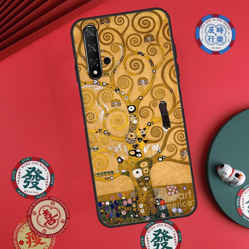 Поцелуй Густава Климта Для Huawei Nova Y73 Y72 Y61 Y91 Y90 Y70 Y60 12s 12i 11i 8i 9 10 SE P60 Pro P30 P40 Lite Чехол