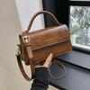 2024 New Retro Small Bag Women's Fashion Casual Shoulder Crossbody Bag Texture Simple Ladies Handheld Small Square Bag