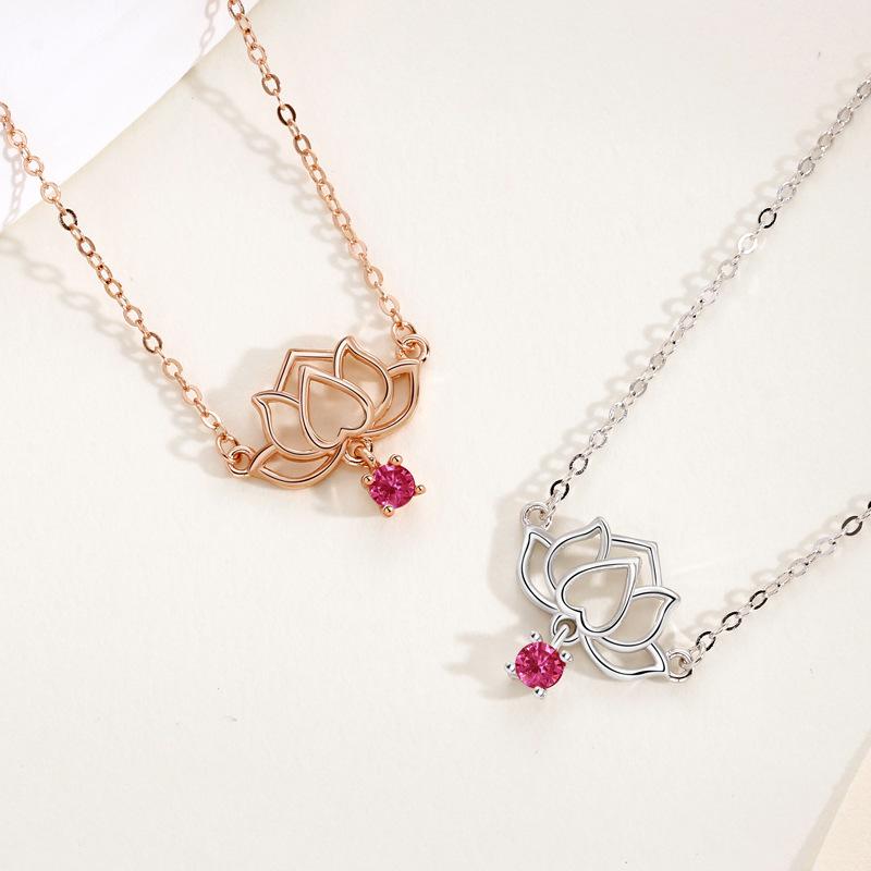 Ожерелье в виде лотоса, женская мода, ретро, новый китайский стиль, полое ожерелье в виде лотоса, ниша, дизайн, цветок, женское