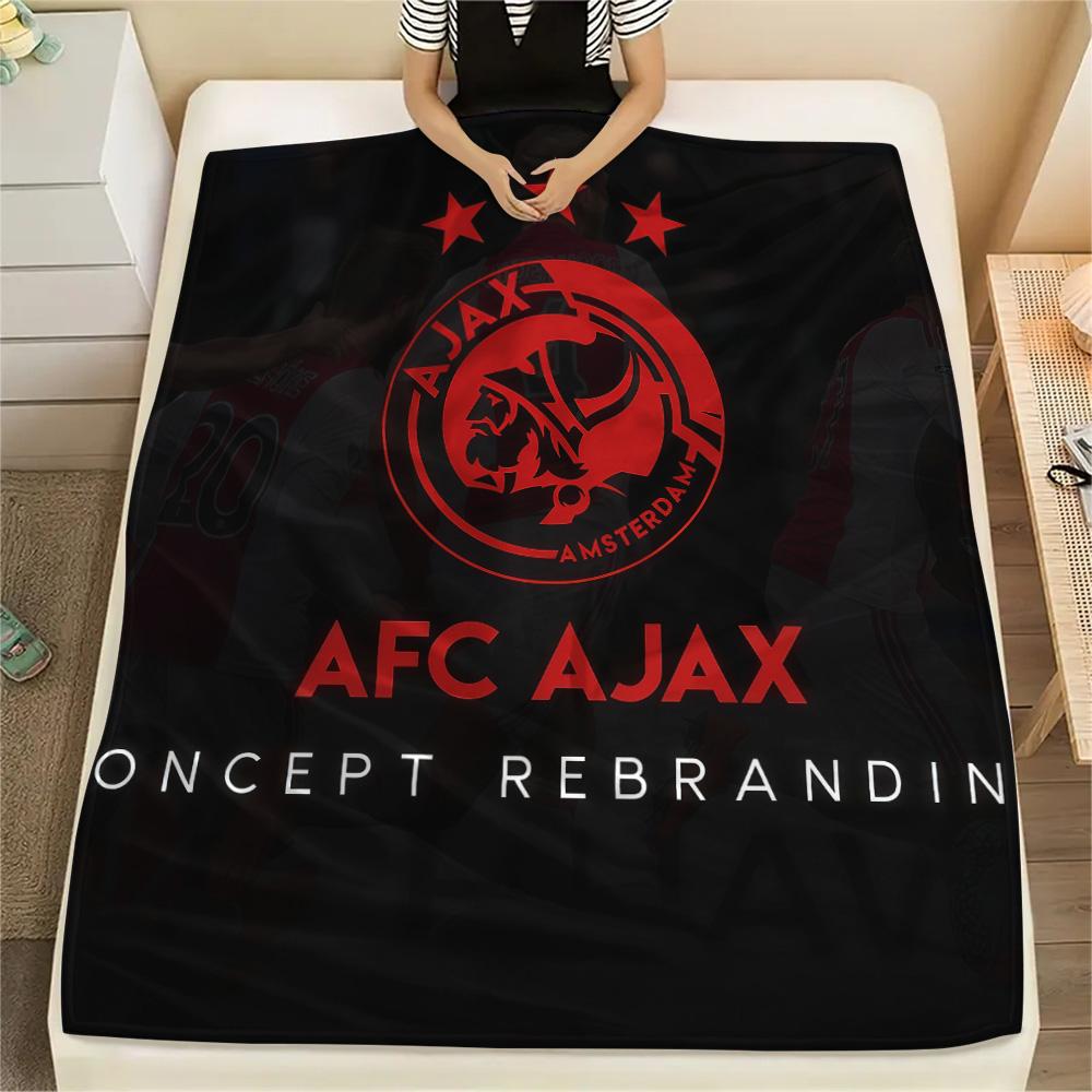 AFC Ajax Amsterdam FlAannel Blanket, High quality Comfortable for All Seasons, Home Decor, Warmth and Comfort