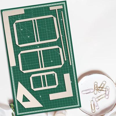 Инструмент для переплета книг Простой инструмент для скрапбукинга L-образная линейка T-образная линейка Направляющая для интервалов Набор угольников для резки углов
