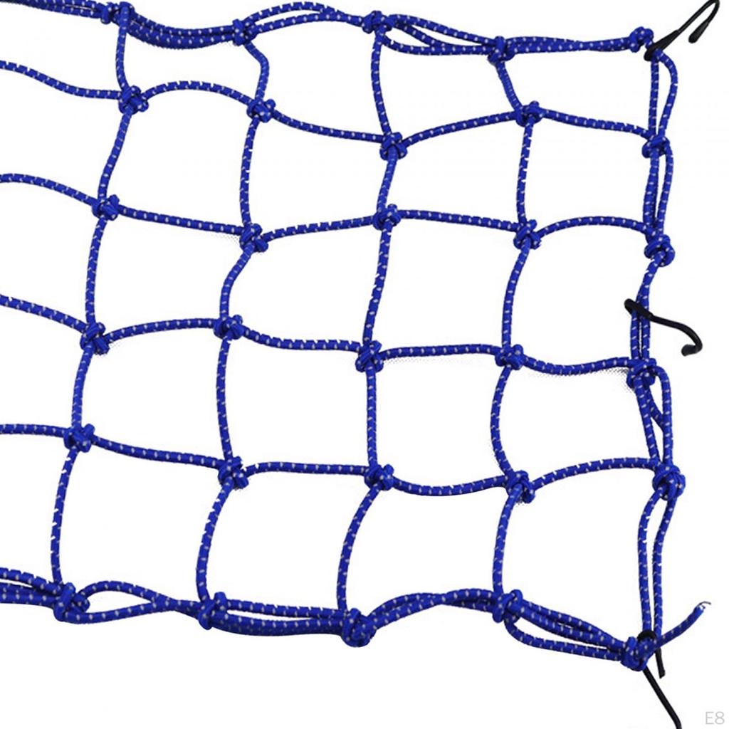 40cmx40cm Luggage Thicken Netting with Metal Hooks Motorcycle Accessories Cargo Net