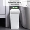 Умное мусорное ведро с датчиком и USB-зарядкой для дома, спальни и ванной комнаты