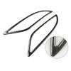Frame Trim Black Titanium 2PC Rear Fog Light Lamp For Chevrolet Malibu 2016-2018