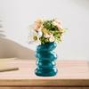 Flower Vase High Durability Smooth Edge Shatterproof Modern Table Spiral-Shaped Flower Vase Centerpieces Decoration