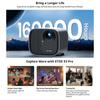 Обновленный: Проектор ETOE E3 Pro, 500 ANSI, собственное разрешение 1080P, декодирование 4K, Android TV, автофокусировка и коррекция трапецеидальных искажений — вилка ЕС