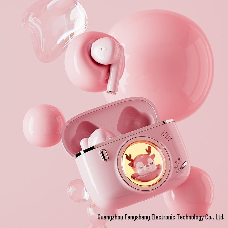 Star Pet V5.3 Wireless Bluetooth Earphones, Cartoon Space Capsule Design, Mini In-Ear with Long Battery Life