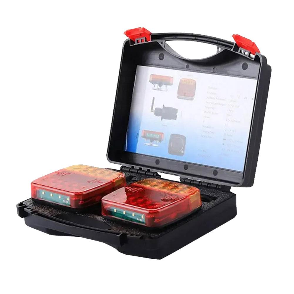 Wireless LED Magnetic Trailer Tail Lights Rechargeable ECE EMC Approved Cable-Free 12V Truck Rear Lamp For Trailer Lorry Ca B7X0