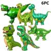 3D Dinosaur Foil Balloon Boy's Birthday Party Decoration Dinosaur Party Balloon Banner Jungle Animal Part Supplies