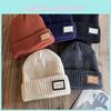 Color Winter Solid Knit Hat Men Women Fleece Lined Beanie Design Cold Weather