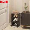 Stackable Shoe Rack Organizer Dustproof Large Capacity Storage Cabinet Space Saving Non-woven Fabric Shoe Shelf Easy Assembly