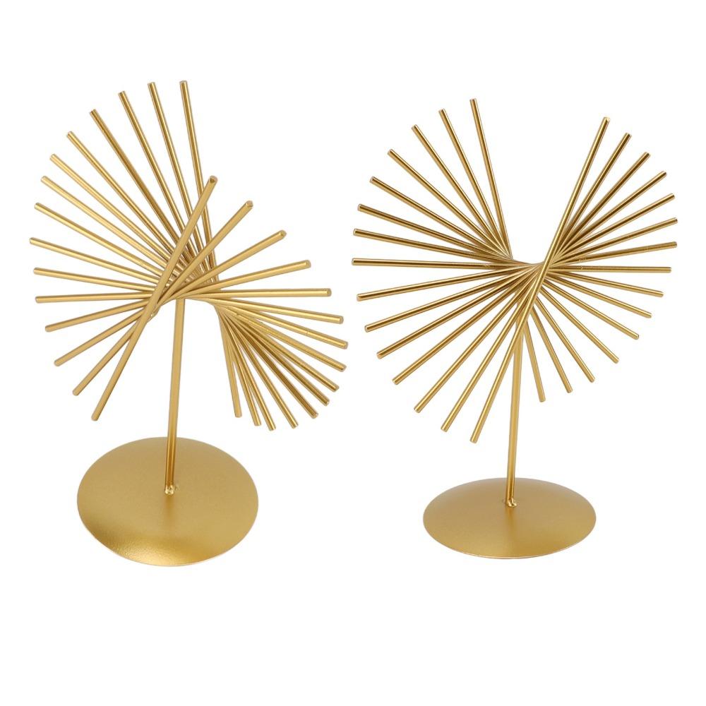 Iron Metal Tabletop Decorative Statue Indoor Display Metal Artwork Showroom Interior Decor