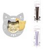 Cat Embossed Biscuit Kit + 2 Brown and Lilac Chocolate Pens