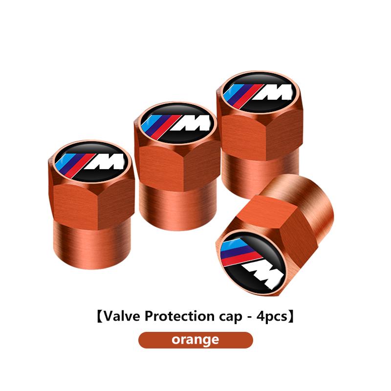 For BMW 4PCS Aluminum Car Wheel Tire Valve Cap Cover Auto Accessories X1 X2 X3 X4 X5 X6 X7 G20 G30 6GT E46 E90 E60 F10 E39 RXDMV1