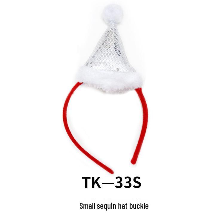 Повязка на голову для рождественской вечеринки: Дизайн с оленями и снеговиком для взрослых и детей