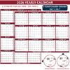 2026 Dry Erase Calendar – Large Yearly Wall calendar 2026, 33.7'' x 45.1'', 2-Side Reversible Calendar 2026, Vertical/Horizontal, Jan 2026 – Dec