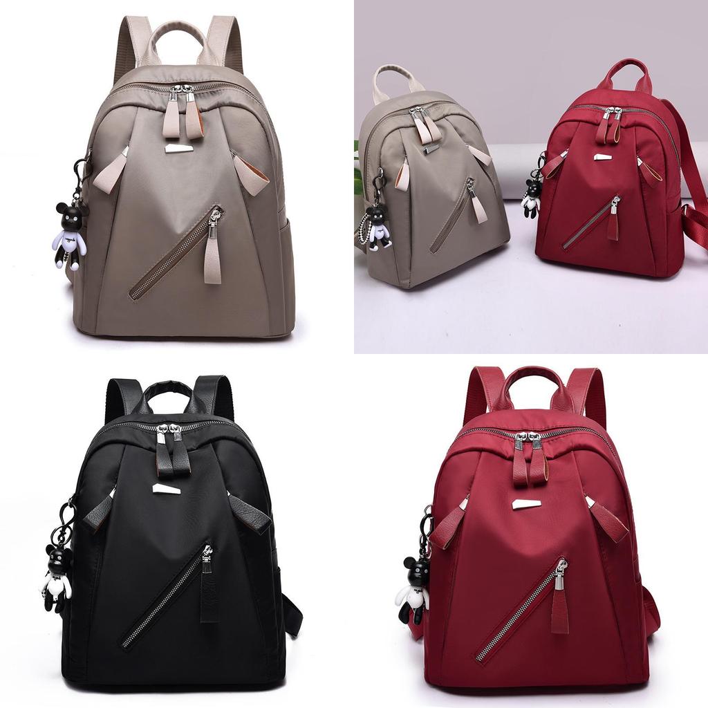 Нейлоновый рюкзак для подростков с дизайном Color Block и для путешествий