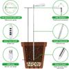 1 шт USB Angel Ring Grow Light Фитолампа для растений с управлением полным спектром света Домашняя Цветочная Рассадная Зажимная Фитолампа