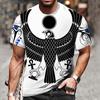 Ancient Horus Egyptian God Eye of Egypt Pharaoh Anubis Face 3D Printed T-shirt Summer Men/Women Short Sleeve Streetwear Tee Tops