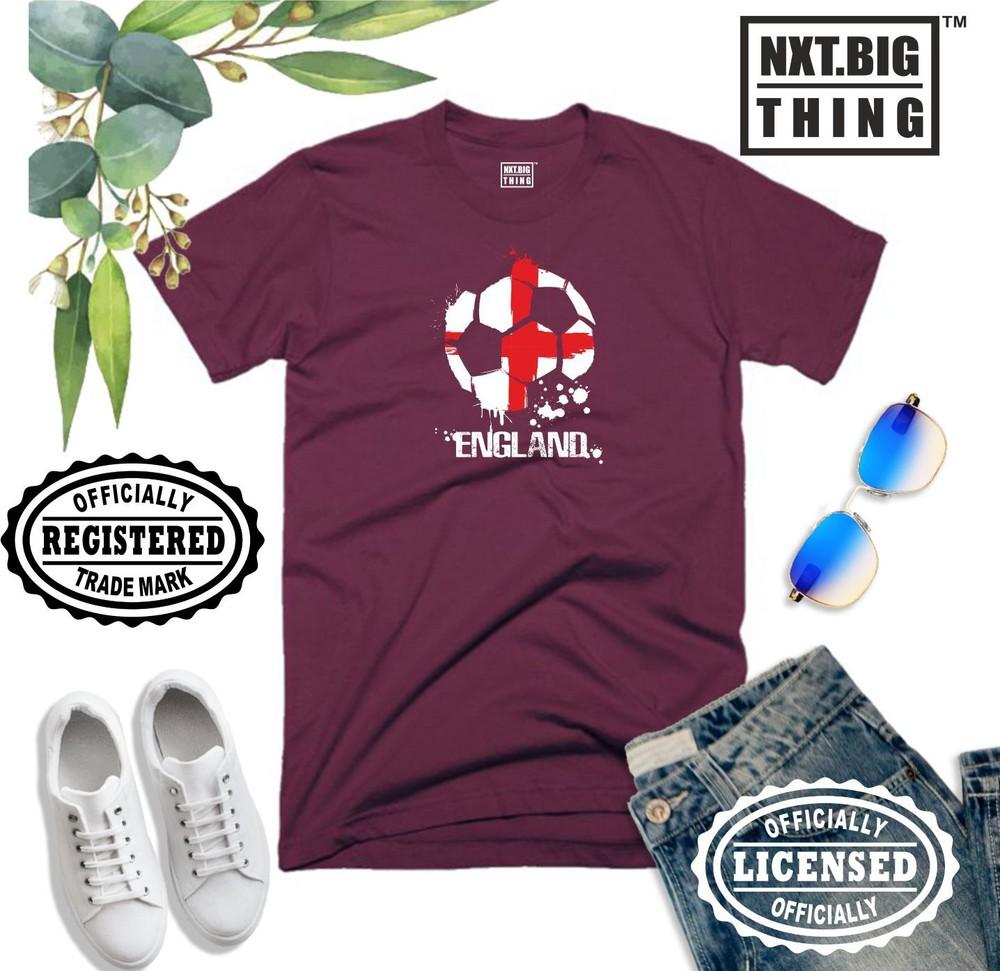 England Football T Shirt Three Lions Barmy Fans World Qatar 2022 Gift Unisex Top