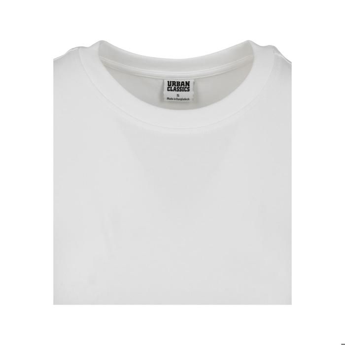 T-shirt - Urban Classics - Court - Coton doux - Manches courtes - Blanc