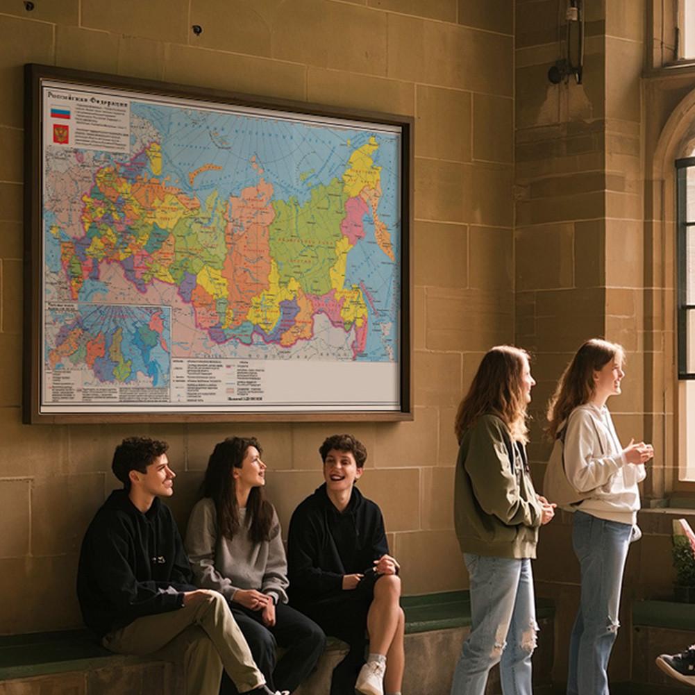 Home Decor,Russian Map Background-Russia Map-2014,Wall Art Posters,Tourism/Educational Tool,Decorative Hanging Picture