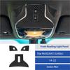 Для Maserati Ghibli 2014-2022 Мягкий углеродный волокно Автомобильная передняя панель лампы для чтения Накладка Декоративная наклейка Автоаксессуары