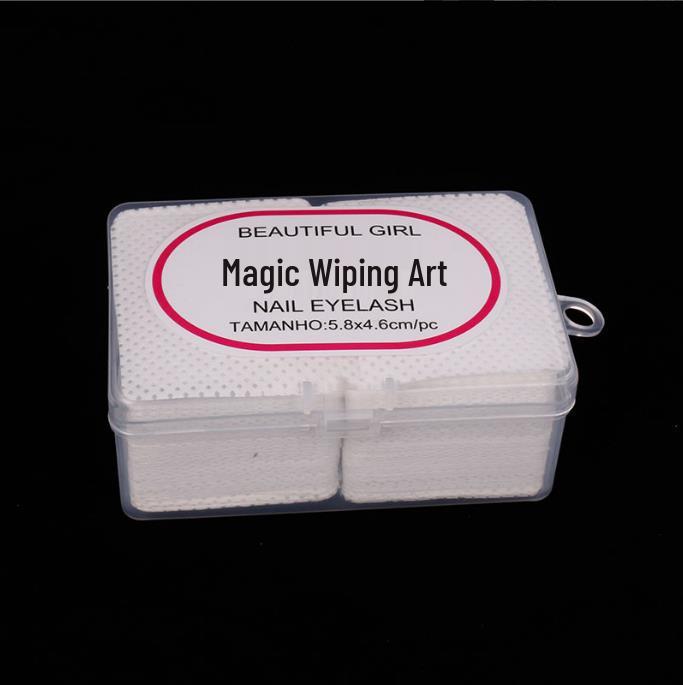Безворсовые салфетки для очистки клея для нейл-арта и ресниц