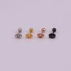 Vogue Small Cartilage Stainless Steel 2022 New 1PC 20G Trend Screw Back Piercing Jewelry Stud Earring Charming