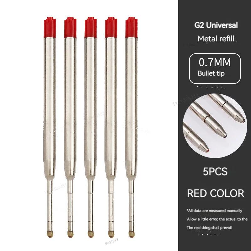 5-20 шт. L:3,9 дюйма / 99 мм Стержни для шариковых ручек G2, Medium Point, синие, красные, черные, для офисной канцелярии, школьных принадлежностей