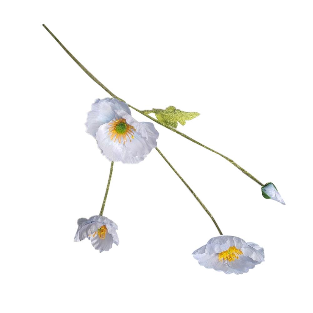 1 шт. Красивые искусственные цветы из шелка для сада, свадьбы, имитации цветов, букеты, искусственные цветы, мак, самосейка, домашний декор