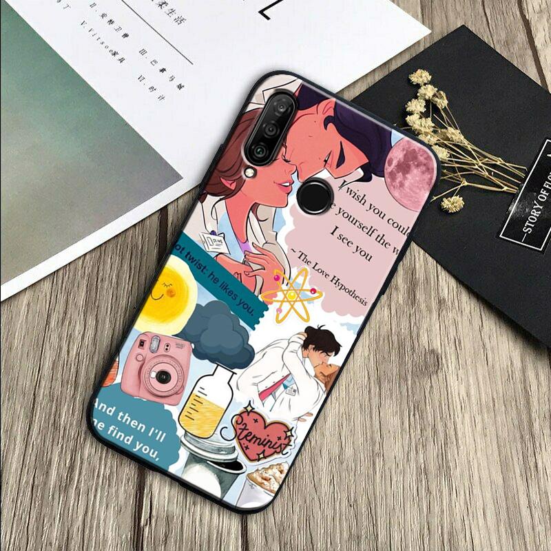 Чехол для телефона Huawei Nova Y70 Y91 Y61 Y72 Y73 Y90 Y60 3i 7i 8i 11 12i 9 10 SE P20 P30 Pro P40 Lite с принтом 'Гипотеза любви'