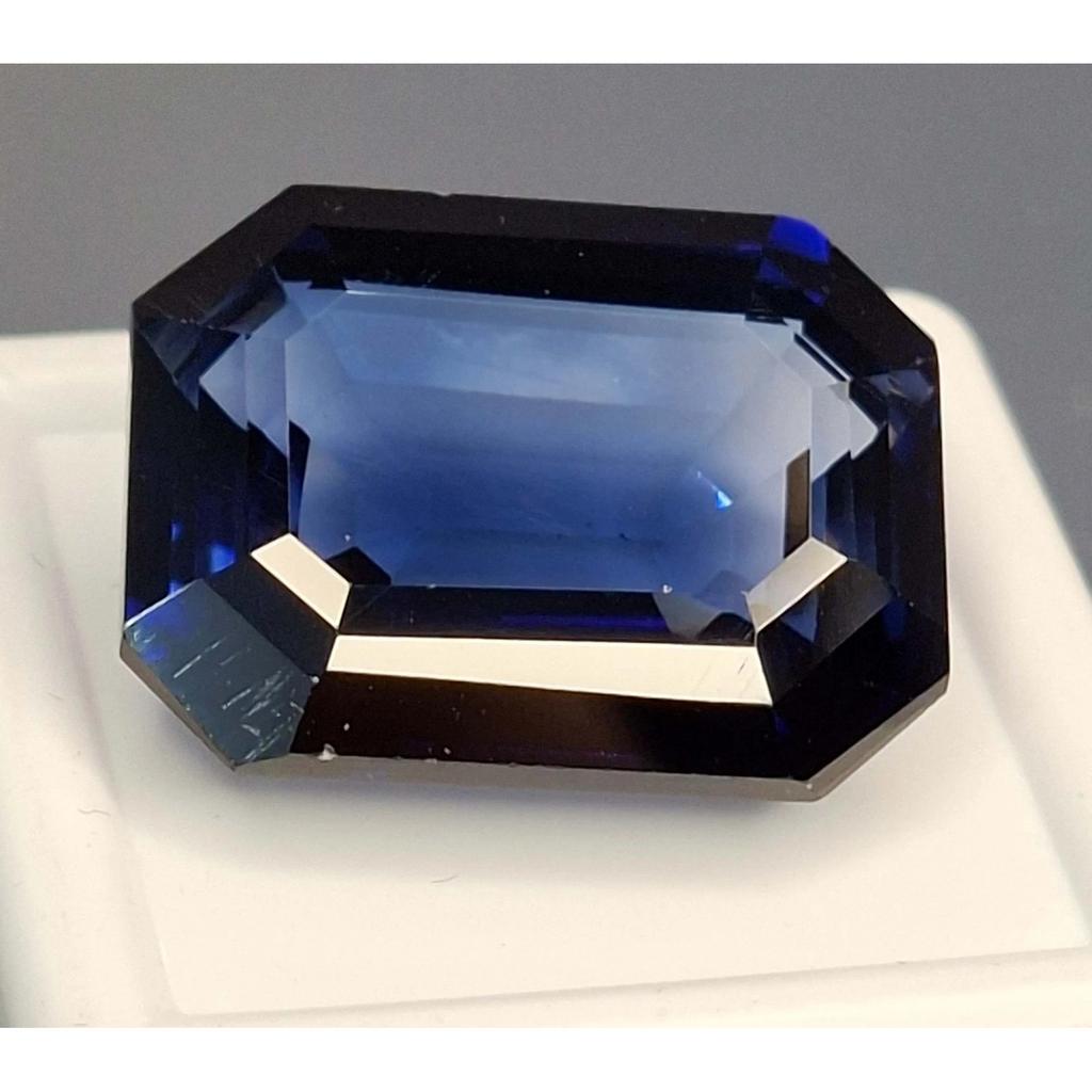Natural Blue Tanzanite 30-32 Ct Emerald Cut Certified Stunning Loose Gemstone