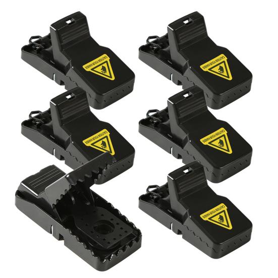 4 Pcs Mouse Trap Reusable High Sensitivity Mouse Snap Trap Effective Quick Mouse Catcher Easy To Use Mice Traps for Barn Warehouse Granary