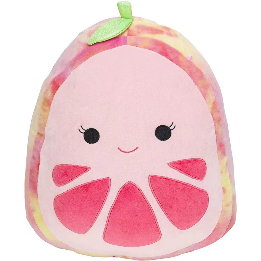 Плюшевая кукла Squishmallows, подушка Санта-Клауса с грибами, плюшевая кукла, Саламандра, Радуга, киви, пустышка для ребенка
