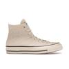 Stussy x Chuck 70 High Fossil Унисекс Кроссовки Загар Натуральный-Слоновая кость Черный A02051C