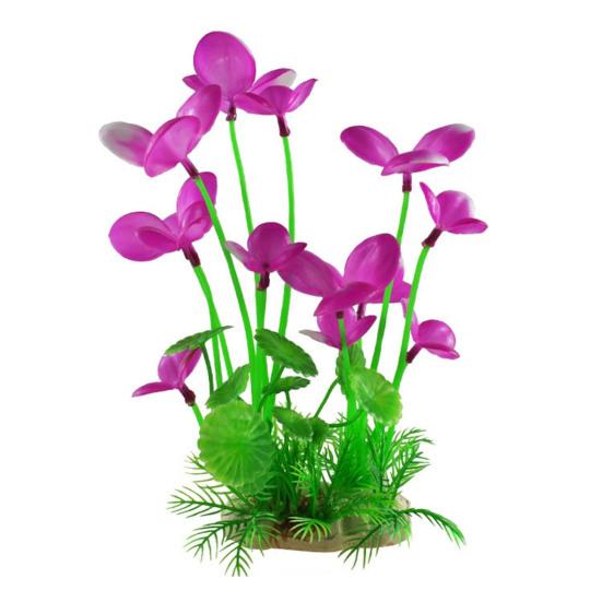 Искусственные водные растения с прочным основанием, реалистичные, экологически чистые, яркие, цветные, имитационные модели растений