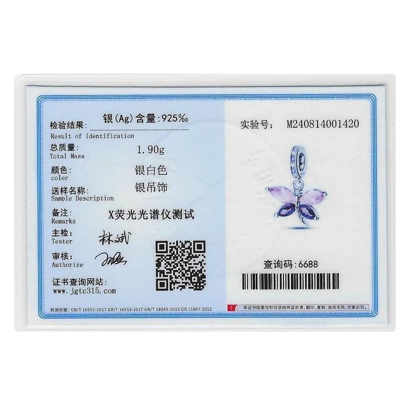 Springtime Gem Copper Charms Butterfly Dragonfly Flowers Pendant Fit Pandach Original Bracelets Diy Little Fresh Jewelry