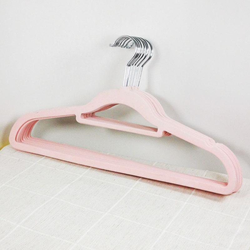 10 шт./Лот Вешалка Магазин одежды Пальто 45 см/35 см Бархатные вешалки Крючки для взрослой/детской одежды Вешалка Стойка Крючок для платья