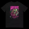Woe Is Me Neon Monster Space Battle Emo Post Hardcore Band T Shirt