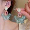Модные акриловые серьги-бабочки, женские милые серьги-капли для девочек, элегантные индивидуальные ювелирные аксессуары, подарки