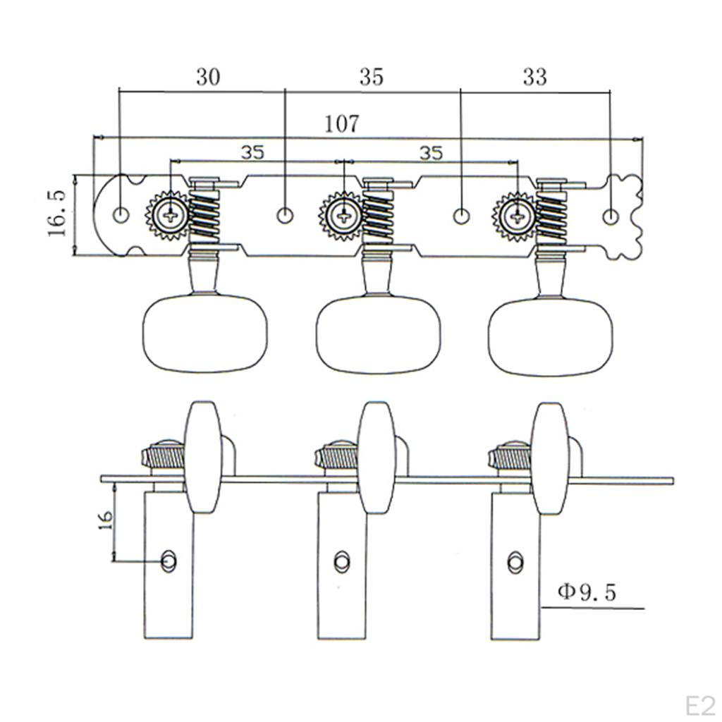 1 пара классических гитарных инструментов, тюнинговые колки, колки для машин