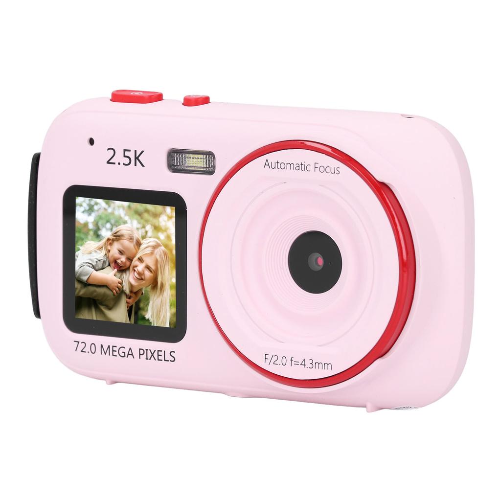 Digital Camera 72MP 2.5K Dual Screen 16X Digital Zoom Autofocus Anti Shake Automatic Light