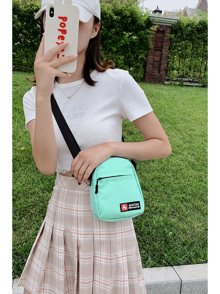 Трендовая мини-сумка кроссбоди из канваса 2020 - Унисекс, универсальная и стильная для студентов