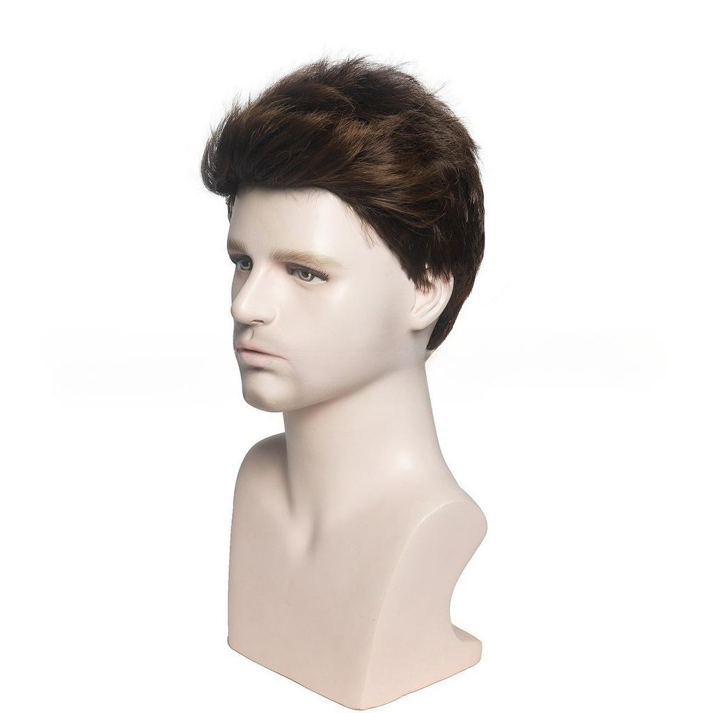 Мужские пушистые короткие волосы разного цвета